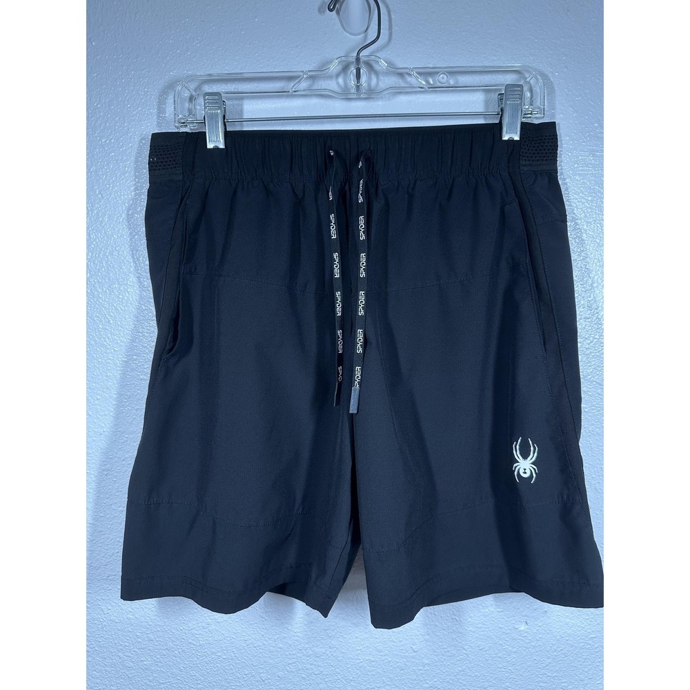 Spyder Active Shorts Mens Large Athletic Drawstring‎ Swim Lined Workout Gym